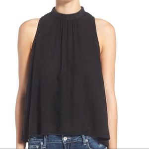 Sun & Shadow Mock Neck Tank